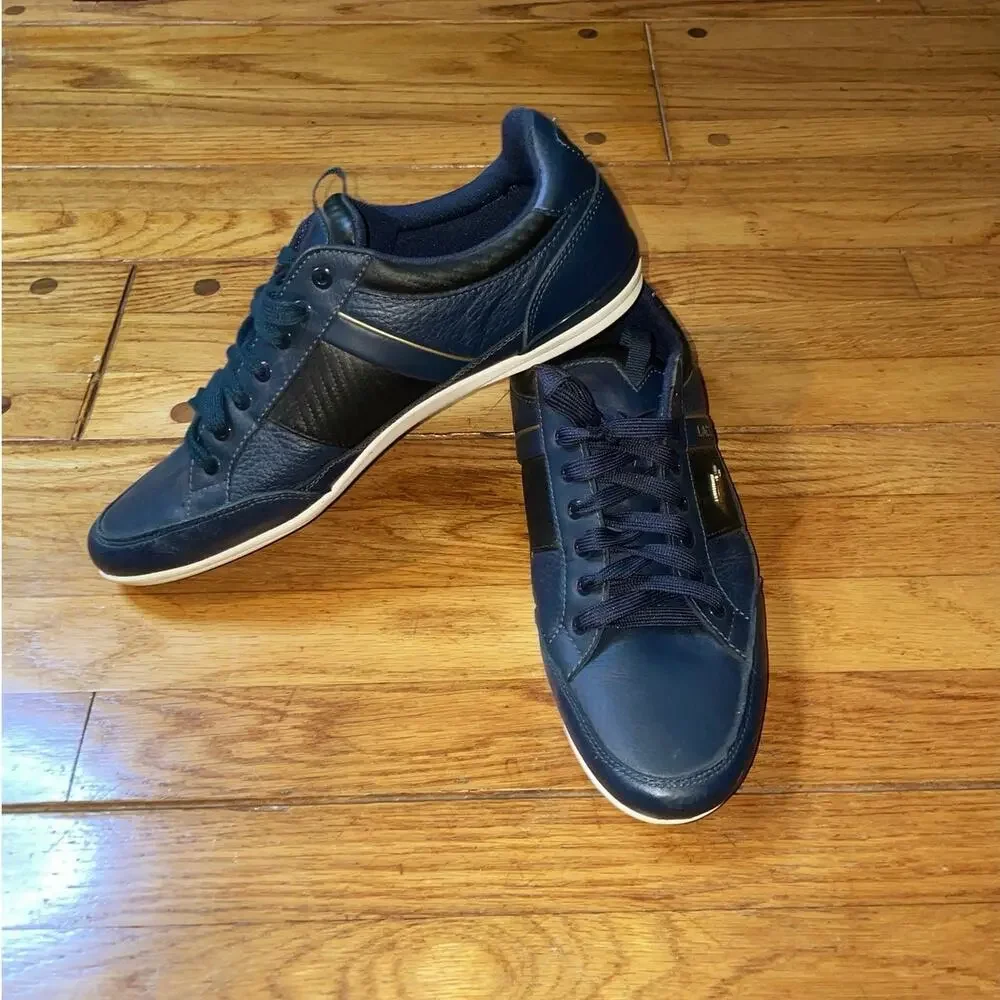 Lacoste Men's Chaymon Sneaker Low Top Tennis Shoes 10.5 $135